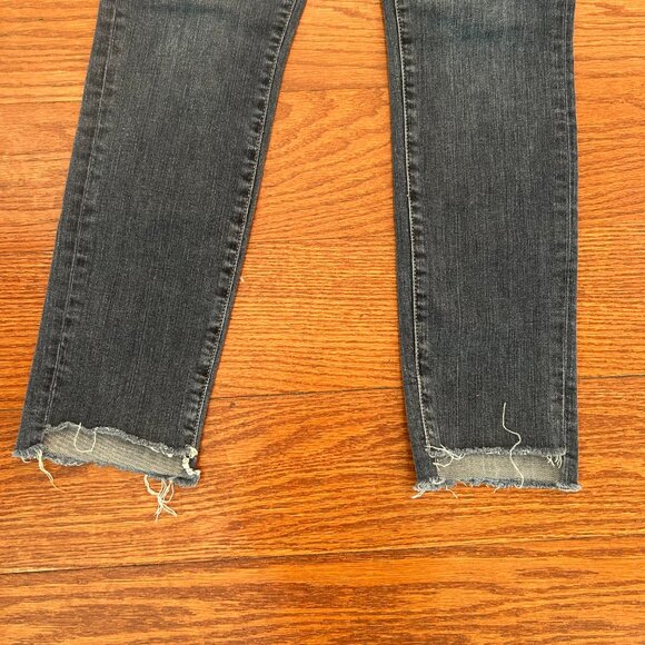 PAIGE Denim Skyline Ankle Peg Jeans Size 27 Raw Hem - Picture 7 of 12